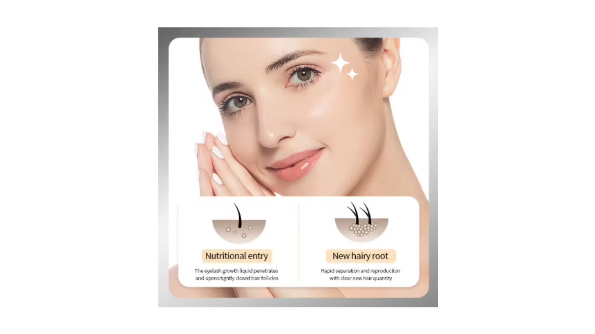 Serum Bioaqua para el cuidado de las cejas y crecimiento